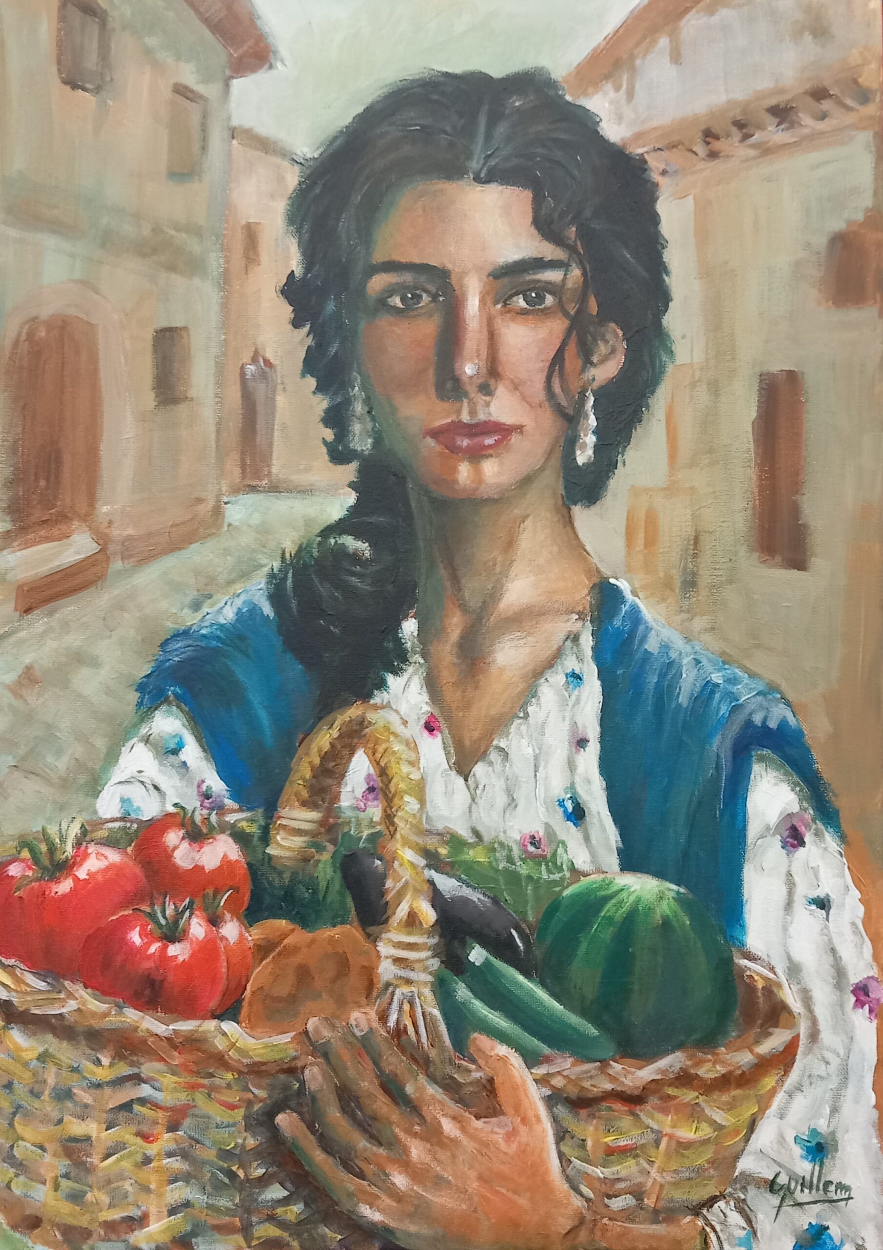 "Gipsy" acrílic 50x70 de Guillem Garcia Brustenga a Terrassa