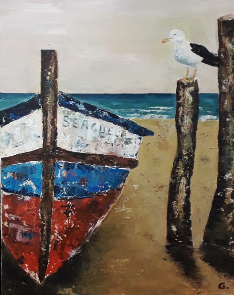 "Seagull" acrílic de Guillem Garcia Brustenga a Terrassa