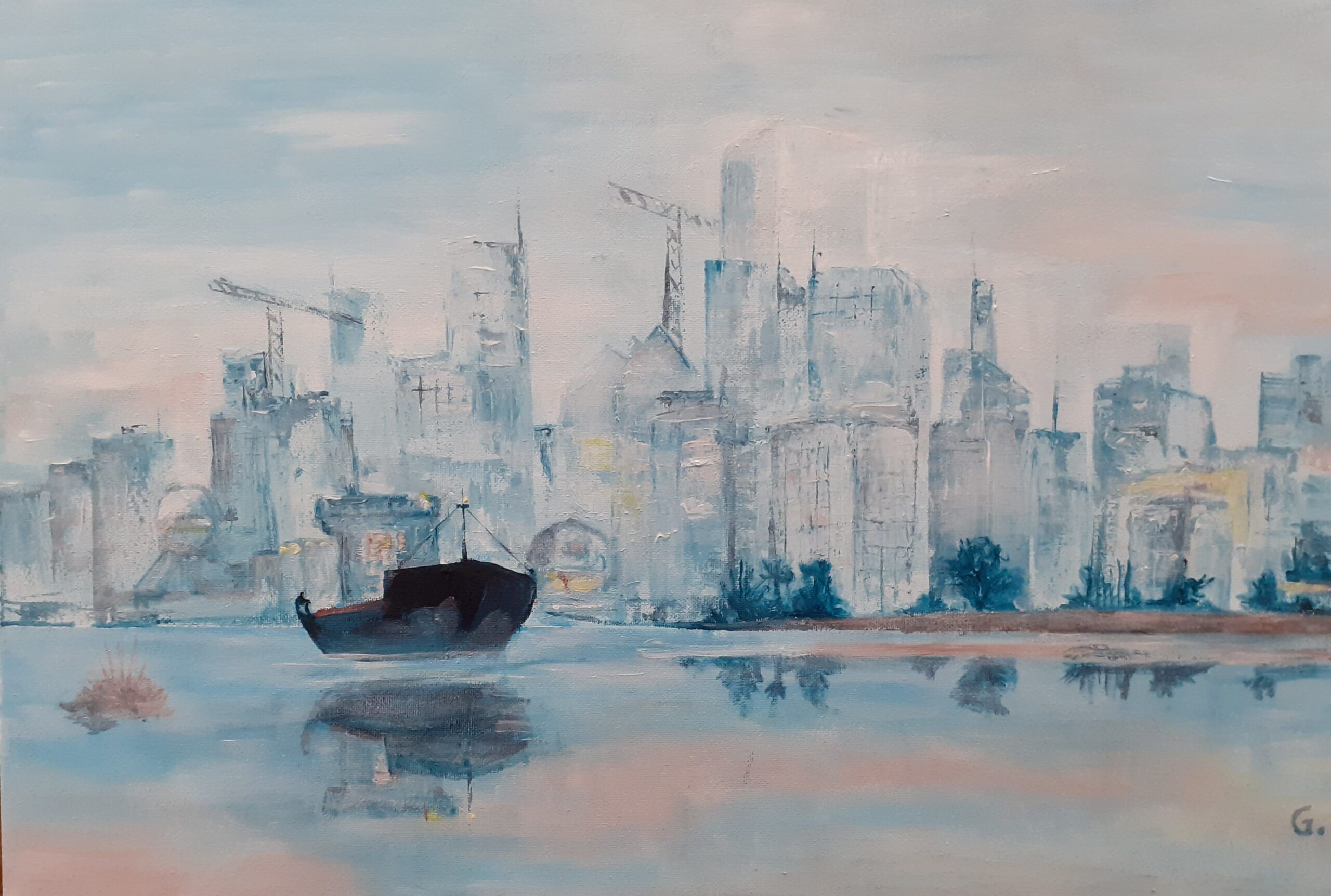 "Boira" acrílic de Guillem Garcia Brustenga a Terrassa