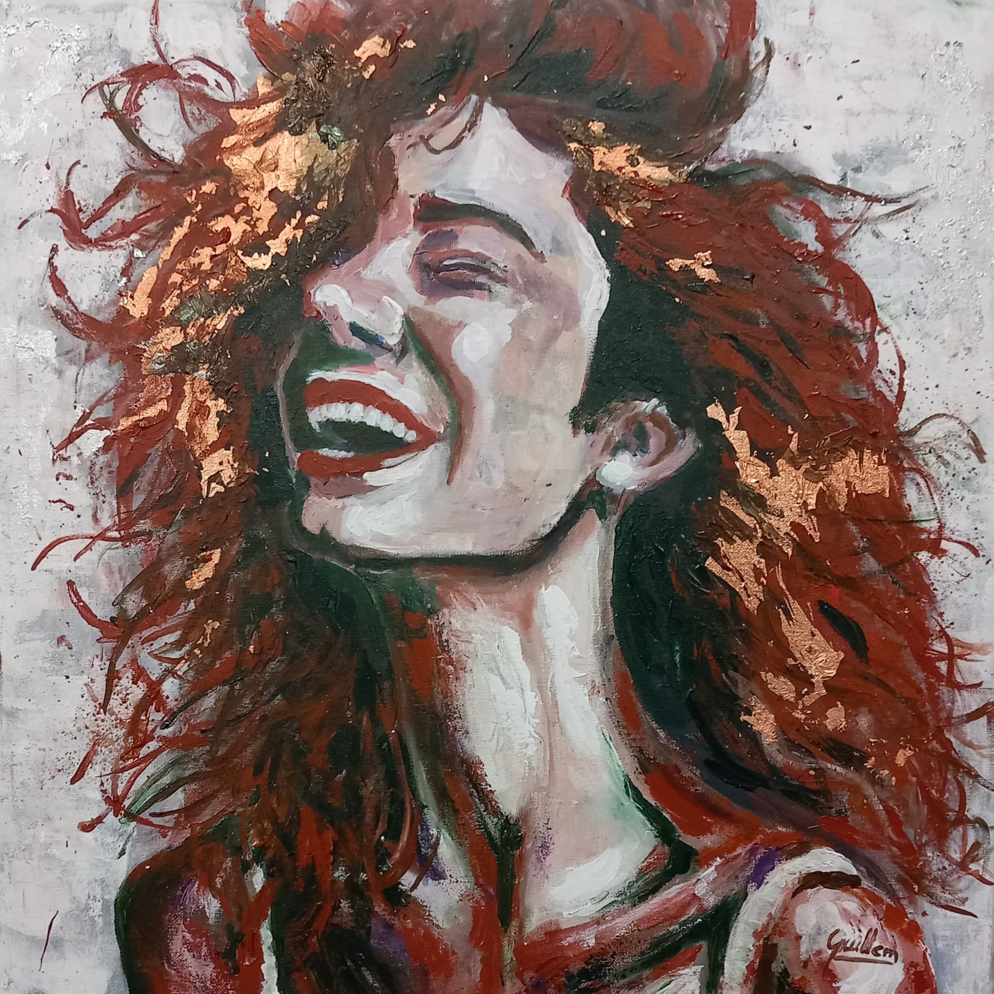 "Eufòria" acrílic 60×60 de Guillem Garcia Brustenga a Terrassa