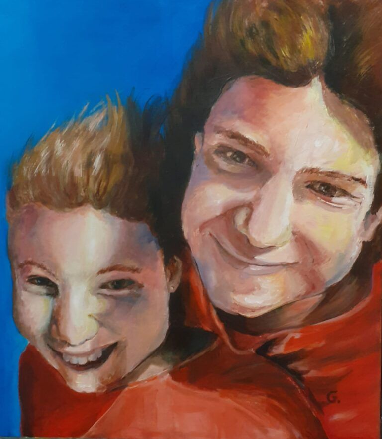 "Janina" acrílic 50x60 de Guillem Garcia Brustenga a Terrassa