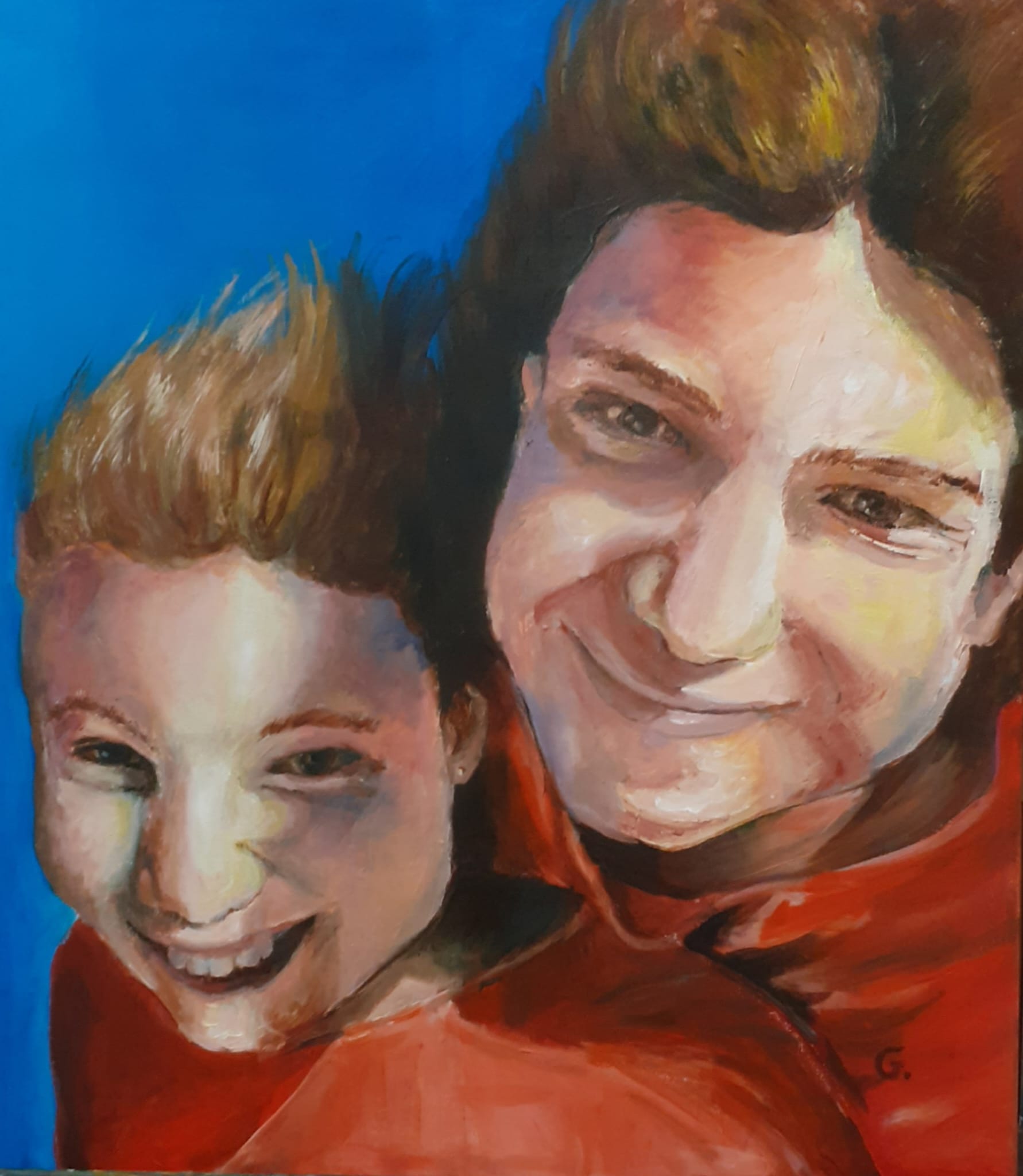 "Janina" acrílic 50x60 de Guillem Garcia Brustenga a Terrassa