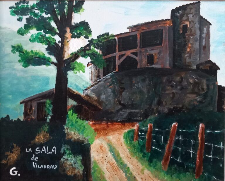 "La Sala de Viladrau" acrílic de Guillem Garcia Brustenga a Terrassa