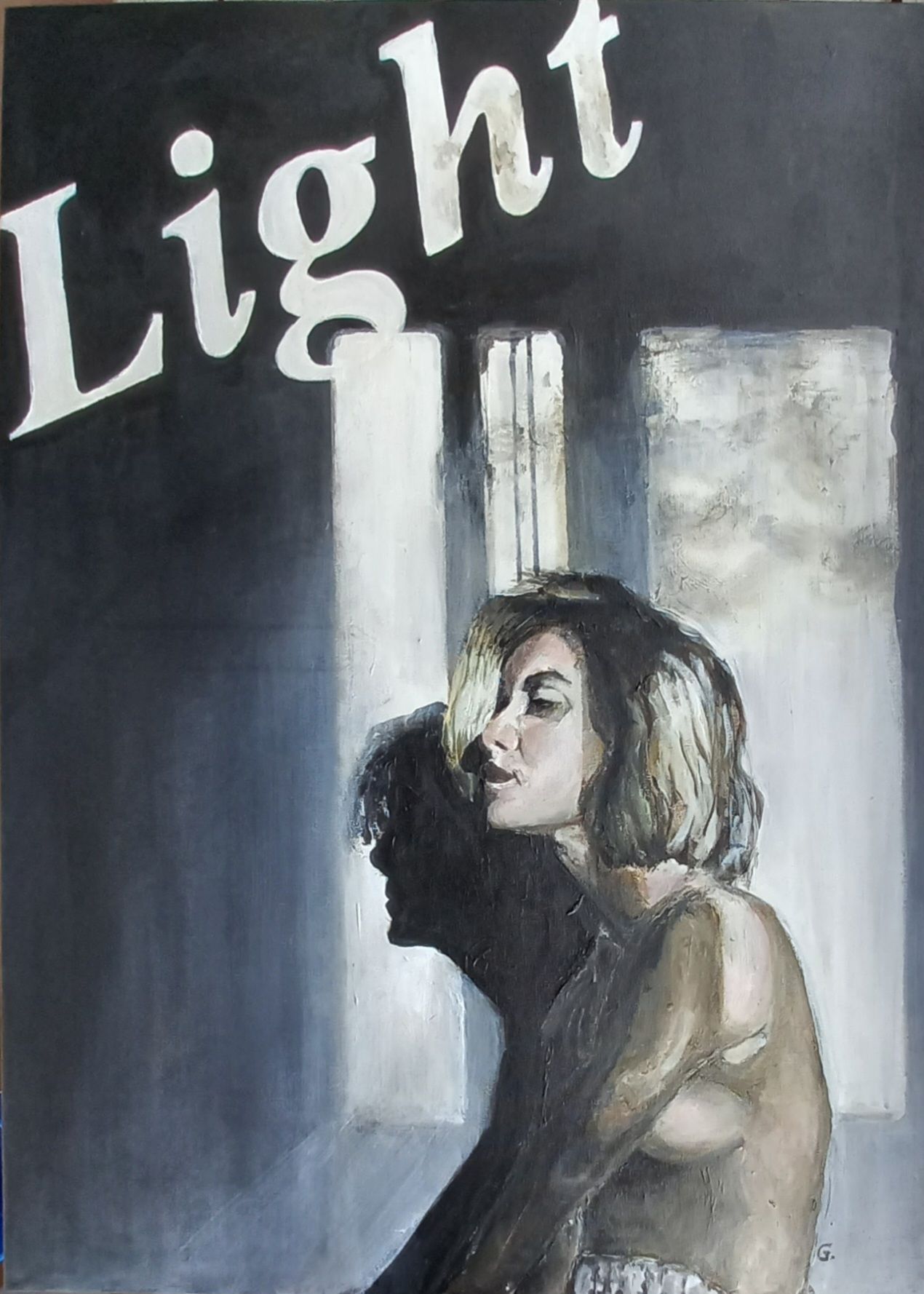 "Llum" acrílic de Guillem Garcia Brustenga a Terrassa