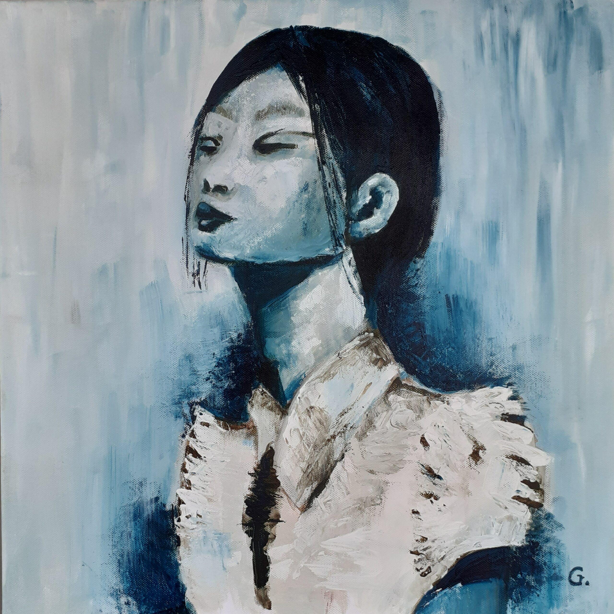 "Mao" acrílic de Guillem Garcia Brustenga a Terrassa