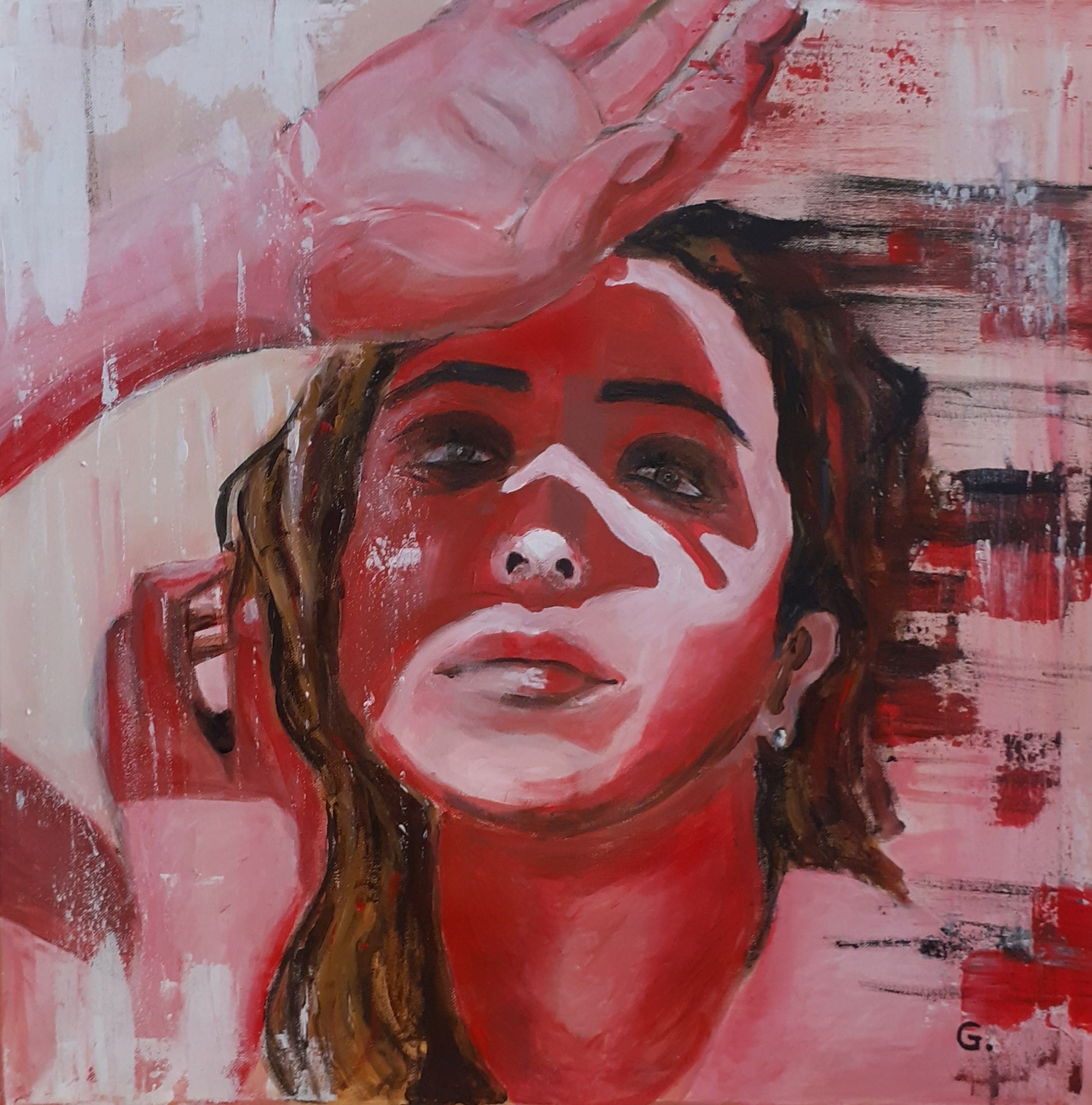 "Quin sol" acrílic 60x60 de Guillem Garcia Brustenga a Terrassa