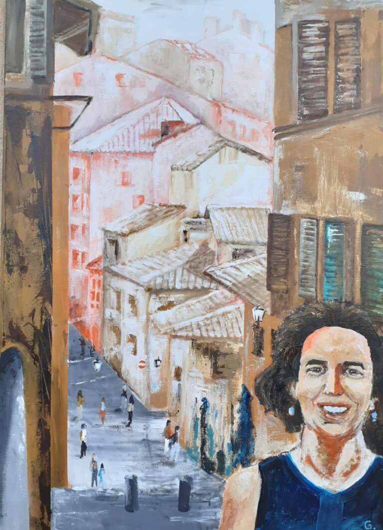 "Siena" acrílic de Guillem Garcia Brustenga a Terrassa
