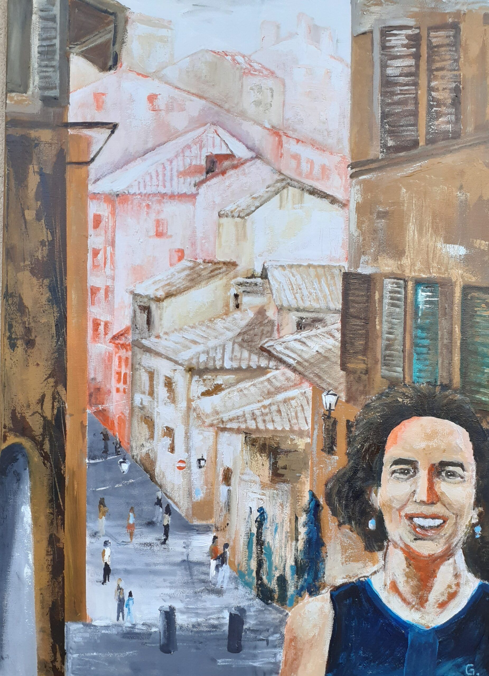 "Siena" acrílic de Guillem Garcia Brustenga a Terrassa