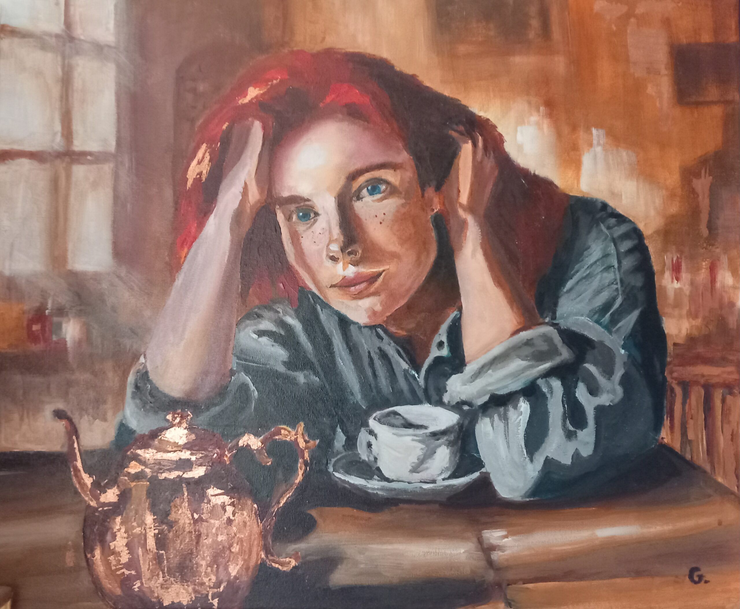 "Tetera" acrílic 60x50 de Guillem Garcia Brustenga a Terrassa