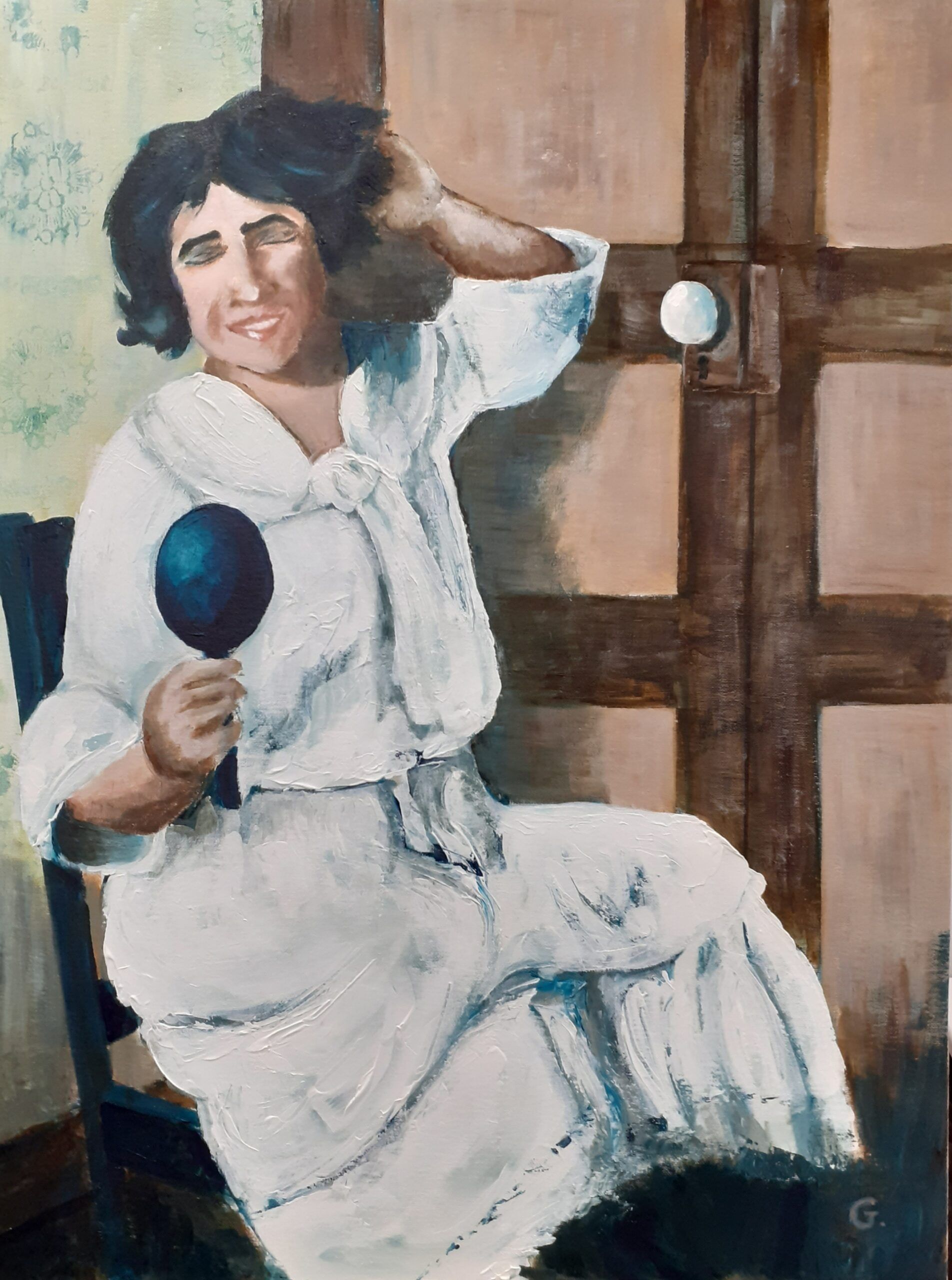 "Titi" acrílic de Guillem Garcia Brustenga a Terrassa