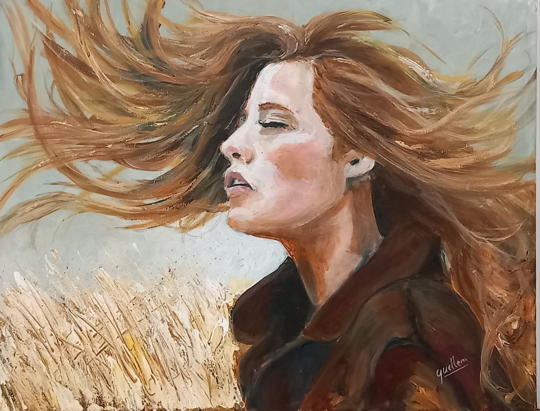 "Vent" acrílic 50x40 de Guillem Garcia Brustenga a Terrassa