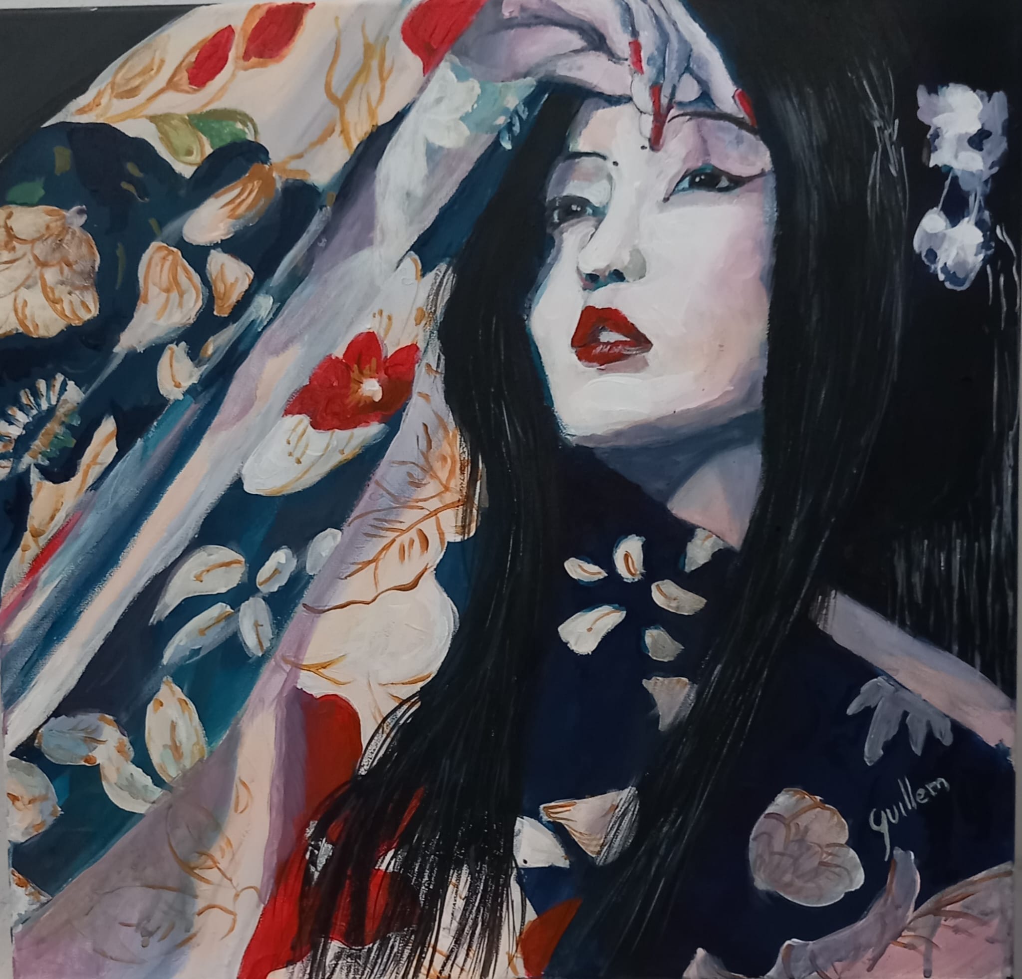 "Osaka" acrílic 50x50 de Guillem Garcia Brustenga a Terrassa