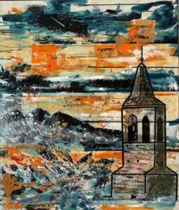 "Viladrau" acrílic 73×92 de Guillem Garcia Brustenga a Terrassa