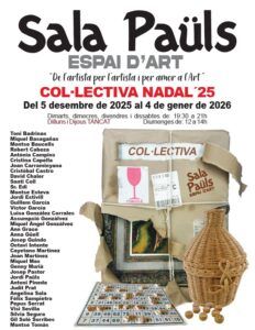 Exposicions col·lectives 2 Cartell Collectiva de Nadal 2025 Sala Pauls